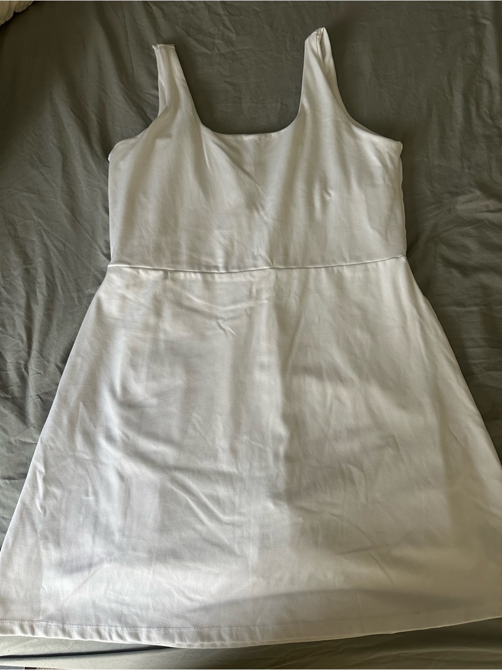 GAP White Sleeveless A-Line Dress
